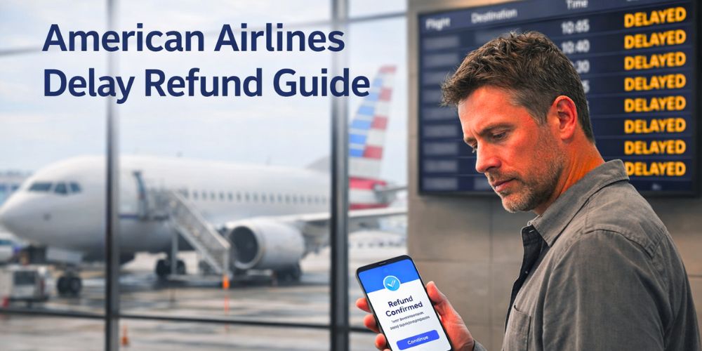American Airlines (AA) Delayed Flight Refund Policy (2026)